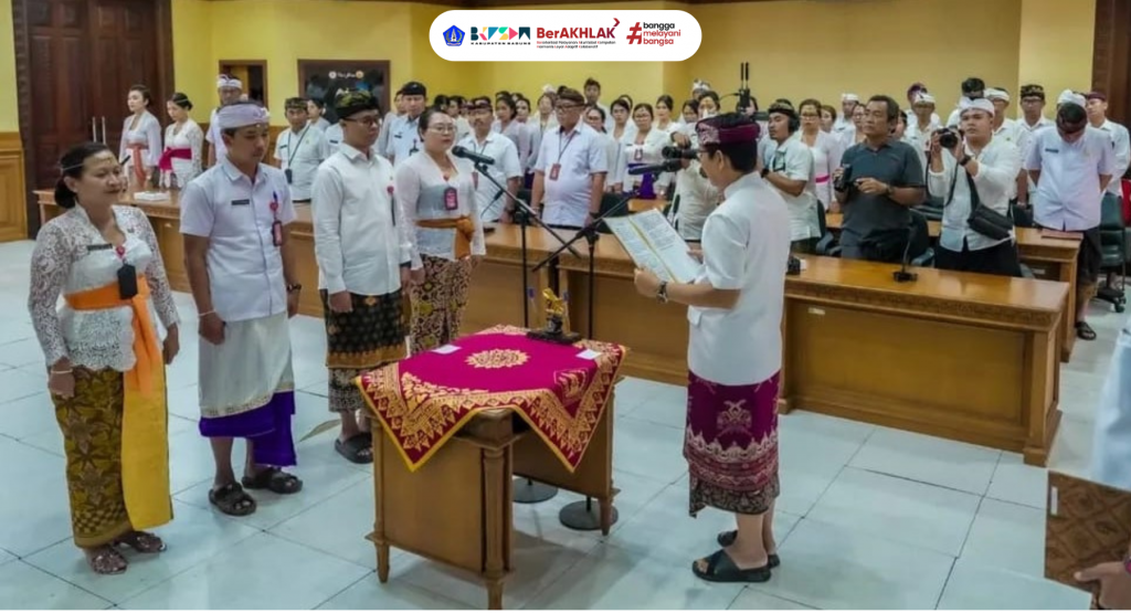 Bupati Badung Lantik 61 Pejabat Baru, Fokus Perkuat Layanan Kesehatan Daerah